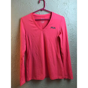 FILA SPORT RN 73277 Pink Performance Running Top - Women: Small‎